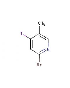 Astatech 2-BROMO-4-IODO-5-METHYLPYRIDINE, 95.00% Purity, 1G